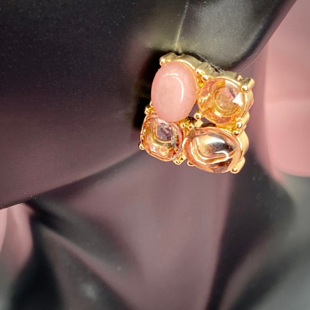 WHBM Mixed-Stone Earrings with Malay Jade - Picture 4 of 5